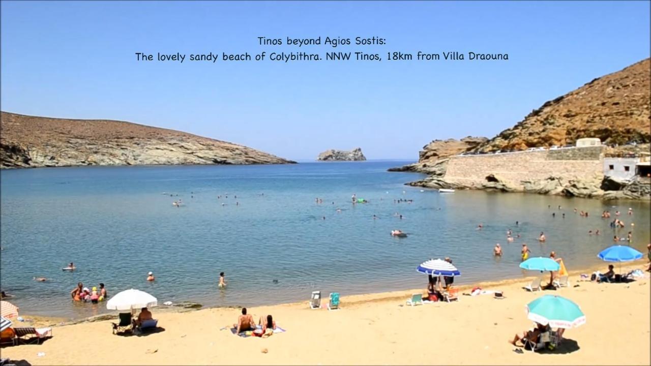 Amazing View Villa Draouna, Agios Sostis, Tinos Agios Sostis  Exterior foto